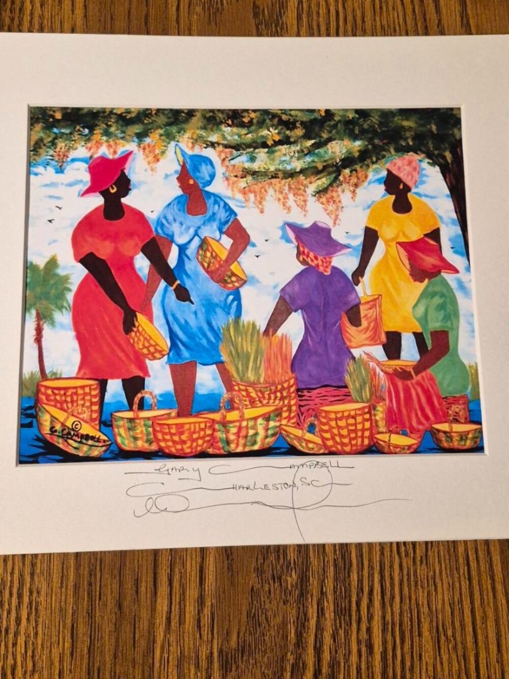 Pawleys Island, SC Signed Artist Print by Gary W. Campbell